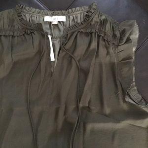 NWT LOFT Sleeveless Vibrant Olive Top